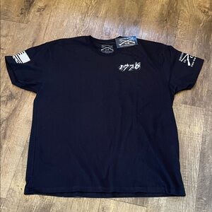 Grunt Style Black Patriotic Men's Tee XXL‎